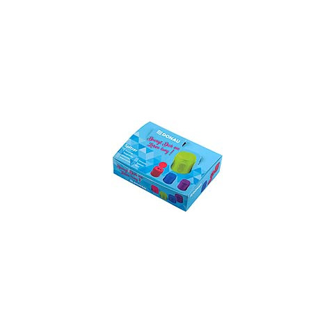 Espositore 12 temperamatite a 2 fori con serbatoio Donau in colori assortiti - 330374912